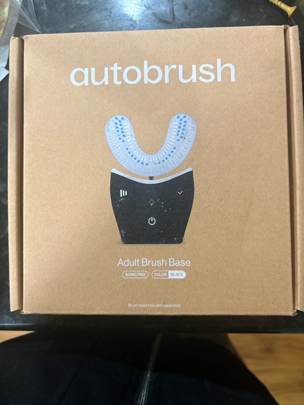 Autobrush Adult Brush Base - Black Sonic Charging Stand
